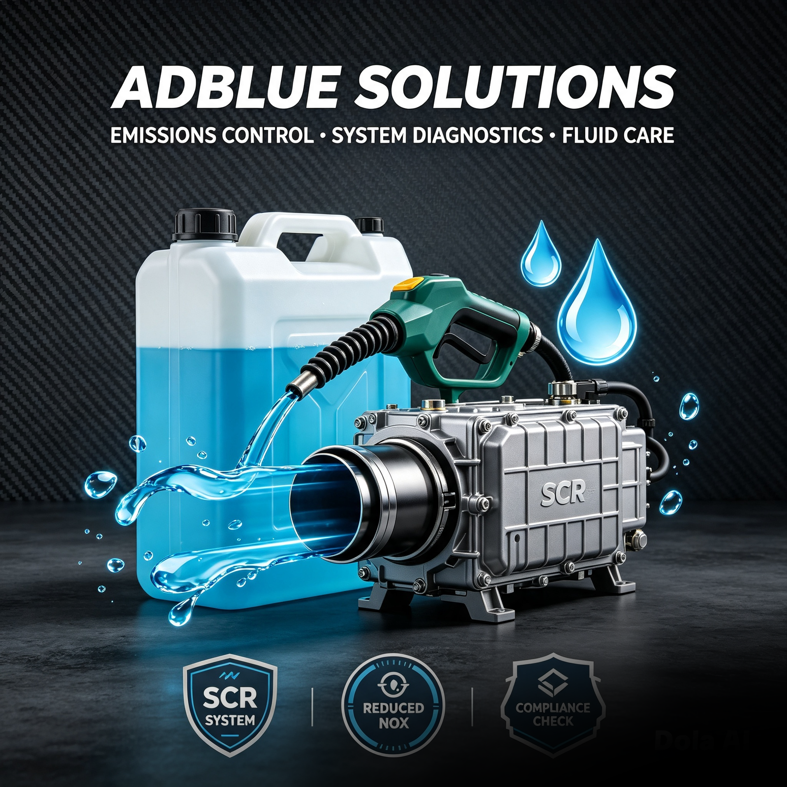 AdBlue diagnostics, emission control