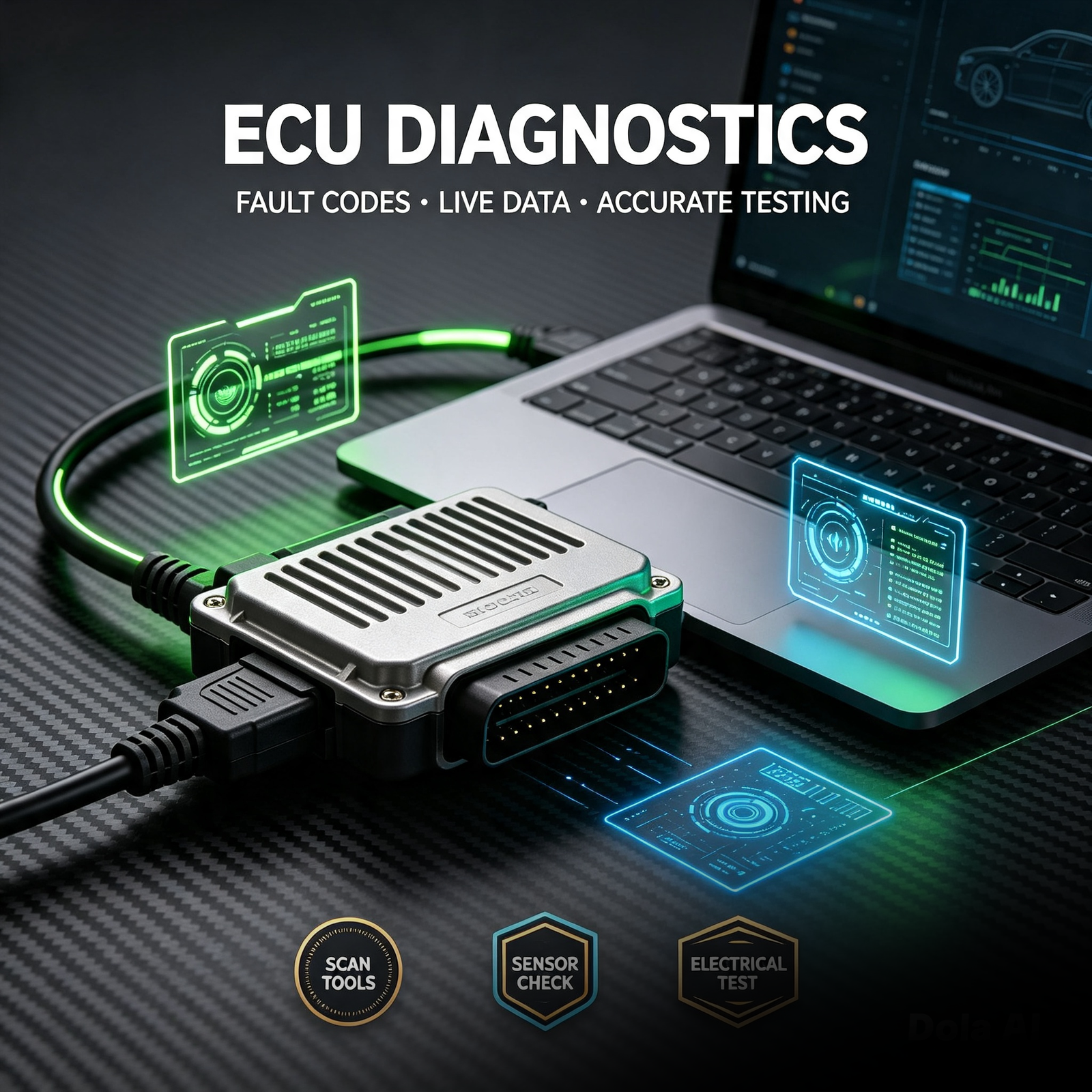 ECU diagnostics and fault repairs