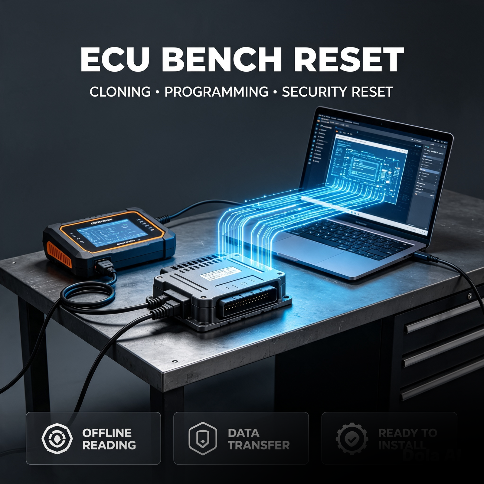 ECU Cloning, programming and testing